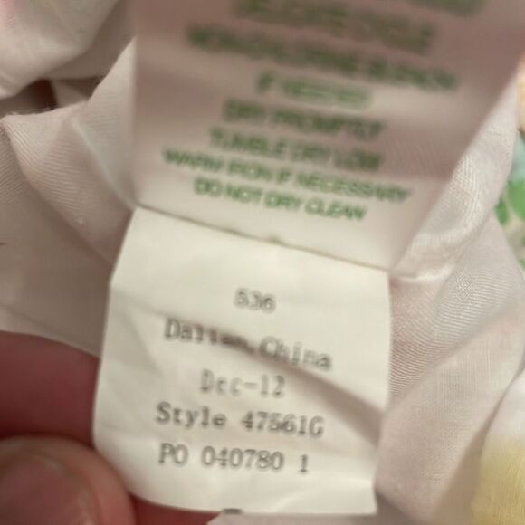 Lilly Pulitzer Pink Ice Cream Social Floral Shift Sleeveless Dress Girls 10 - Picture 14 of 14